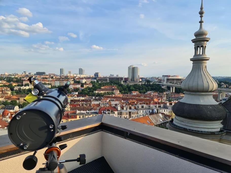 Luxury Rooftop Appartment With Fantastic Views Prag Exteriör bild