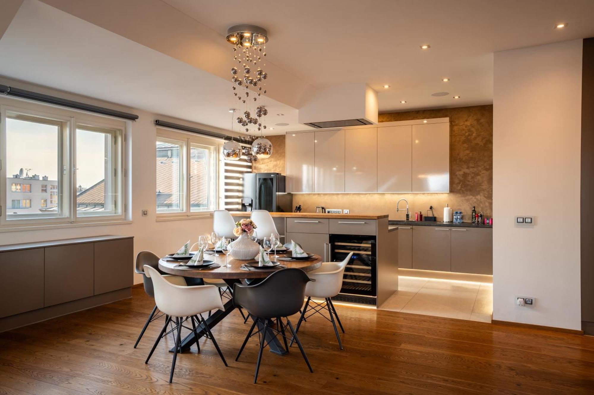 Luxury Rooftop Appartment With Fantastic Views Prag Exteriör bild