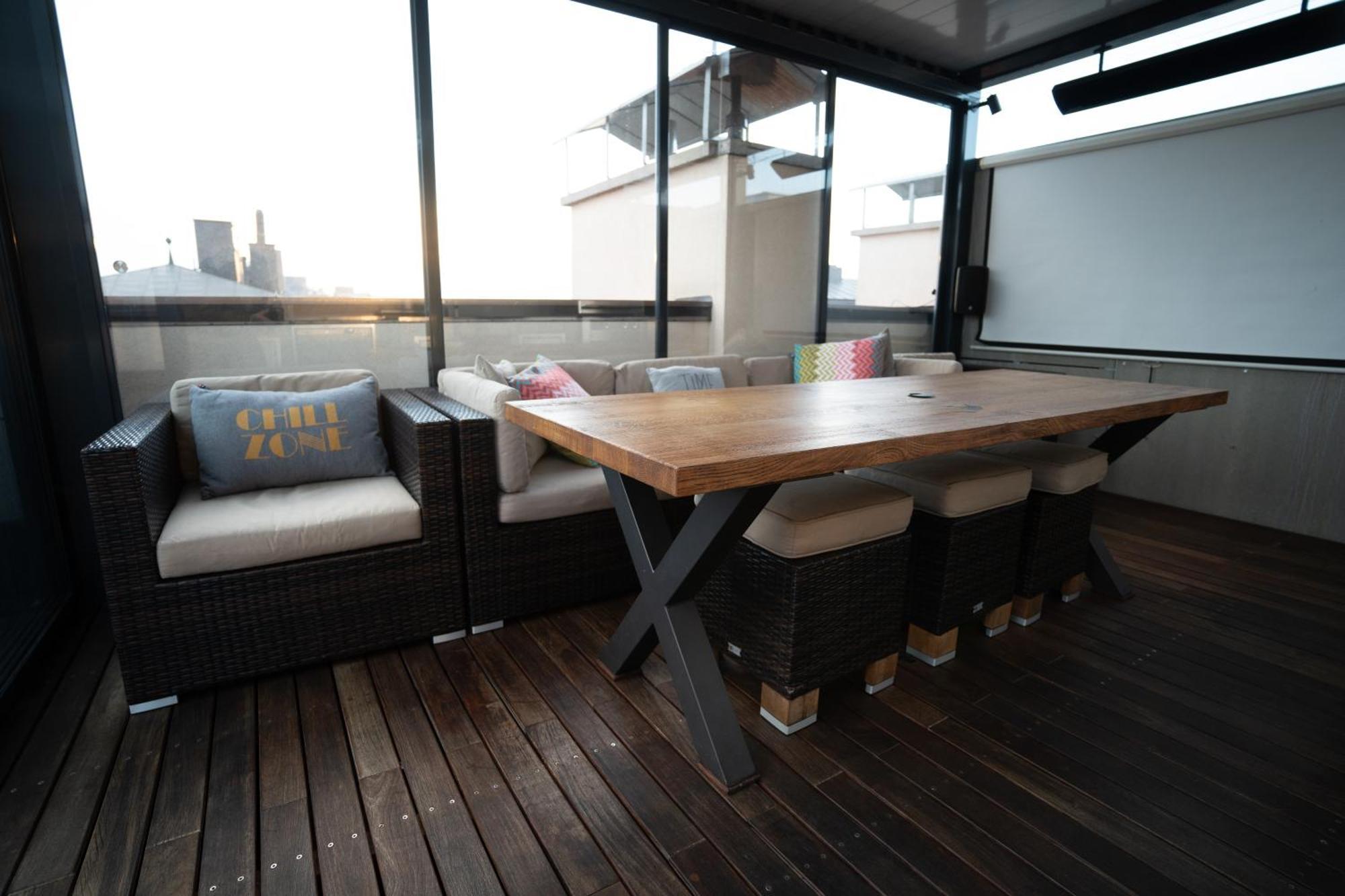 Luxury Rooftop Appartment With Fantastic Views Prag Exteriör bild