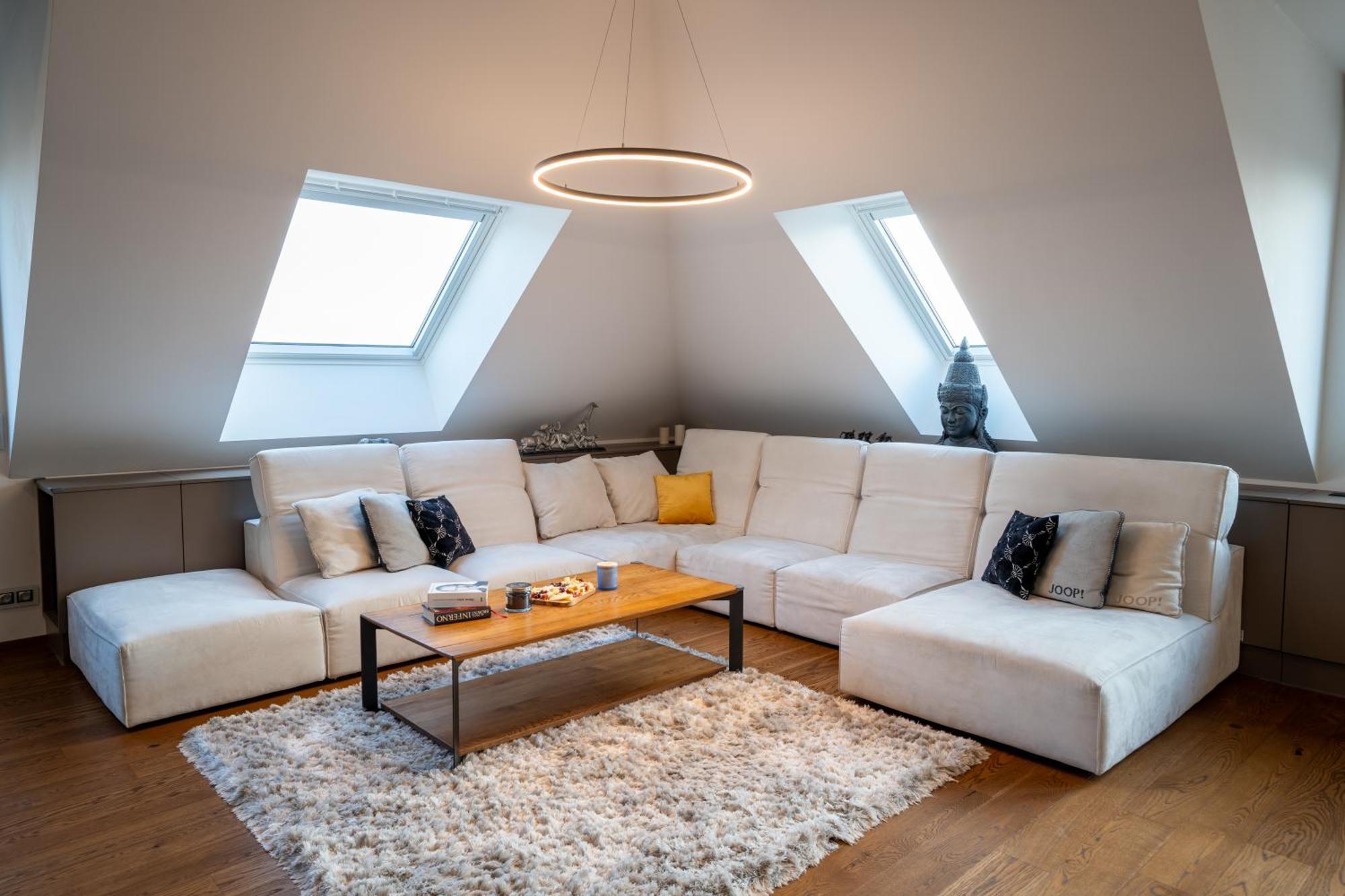 Luxury Rooftop Appartment With Fantastic Views Prag Exteriör bild