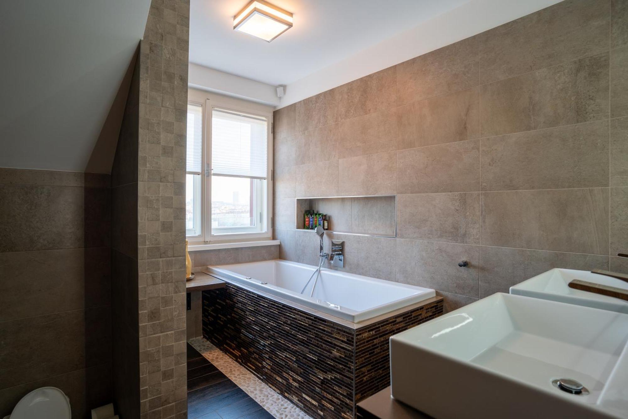 Luxury Rooftop Appartment With Fantastic Views Prag Exteriör bild